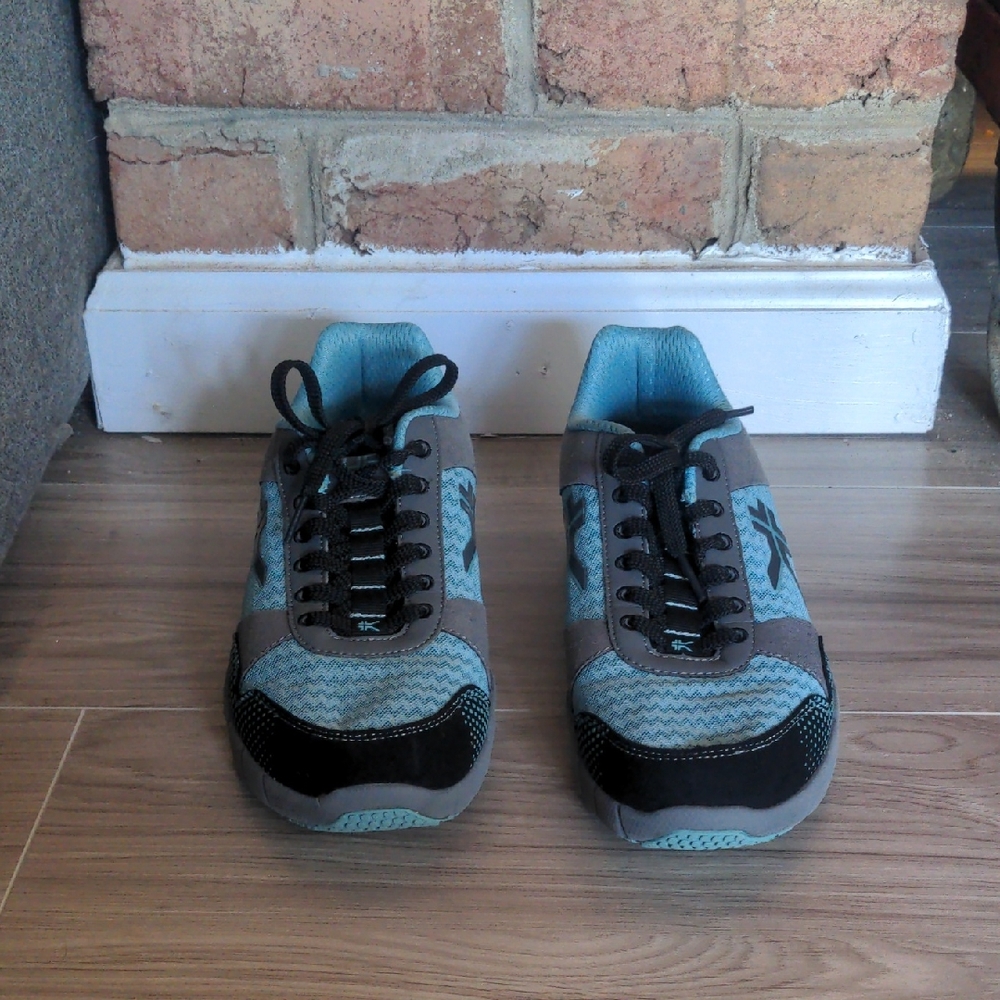 KURU Teal and Gray Athletic Shoes